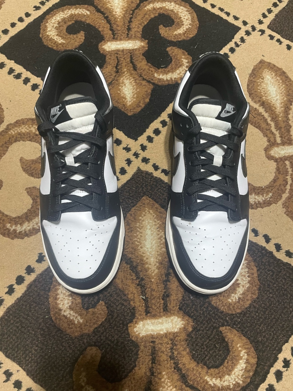 Nike Black and White Low-Top Sneakers
